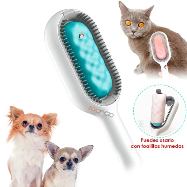 Cepillo Removedor De Pelo Mascota 3 En 1 FurEase™ Pet Grooming Brush