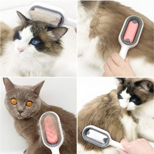 Cepillo Removedor De Pelo Mascota 3 En 1 FurEase™ Pet Grooming Brush